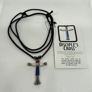 Disciples Patriotic Unisex Cross Necklace.